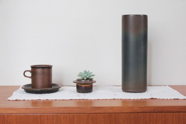 限定品　Arabia アラビア　PUB100 花瓶　アンティーク ARABIA - 限定品 Arabia アラビア PUB100 花瓶 アンティークの