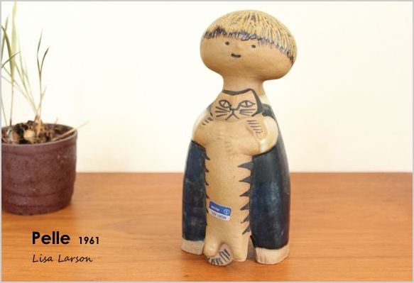 美品】リサラーソン Lisa Larson ペレ Pelle ビンテージ 北欧