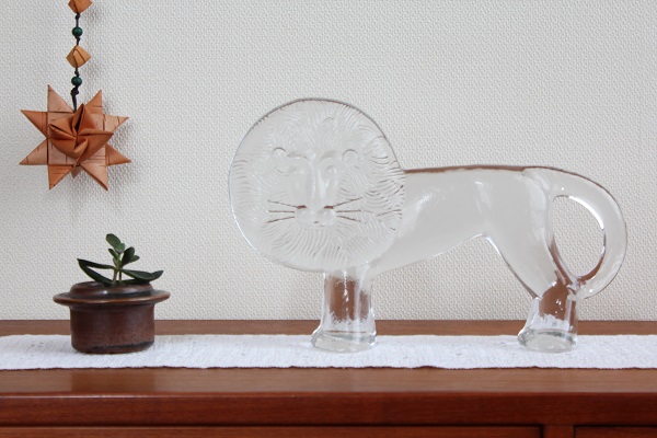 BODA ライオン/ガラス製品 Lサイズ