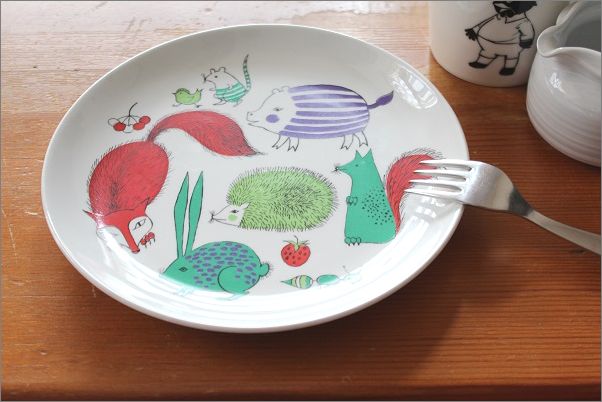 ARABIA Noah's Ark ノアの方舟 / プレート19cm