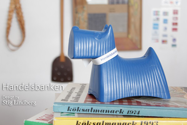 STIG LINDBERG Handelsbanken貯金箱(青) STIG LINDBERG Handelsbanken貯金箱(青)