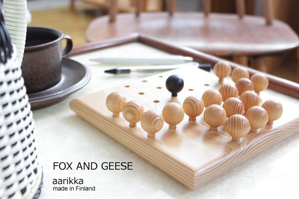 aarikka アーリッカ Fox and Geese ゲーム / 木製