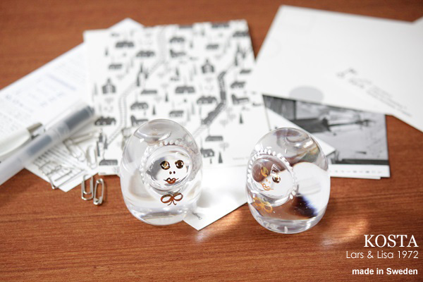 【Kosta Boda】The Familyシリーズ 双子/LarsとLisa Kosta Boda】The Familyシリーズ 双子/LarsとLisa KOSTA BODA