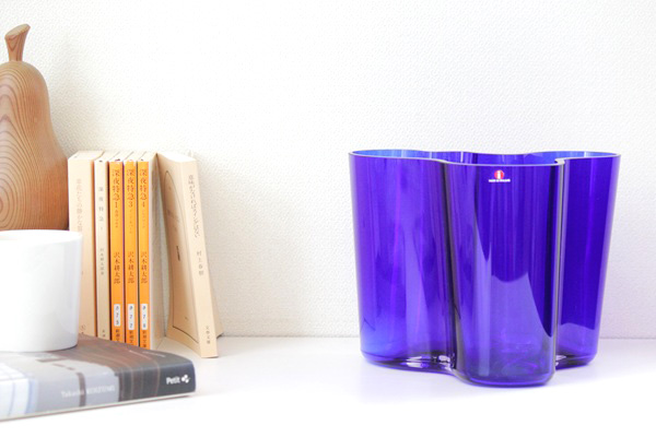 iittala イッタラ Alvar Aalto/ Savoy Vase コバルトブルー H 160mm