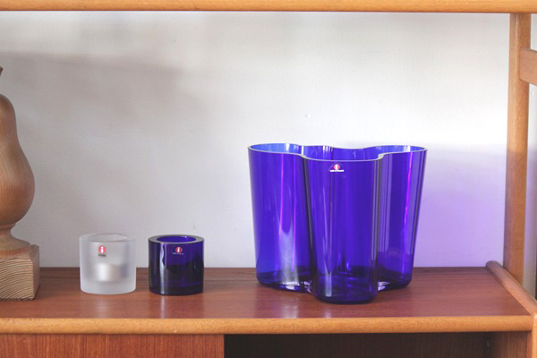 iittala イッタラ Alvar Aalto/ Savoy Vase コバルトブルー H 160mm