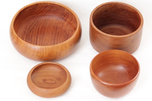 北欧ビンテージ チーク ボウル（LL）