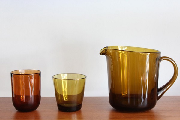 Nuutajarvi/Kaj Franck 5601アンバー/ピッチャー1,000ml