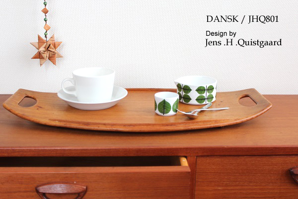 日本正規販売店 ▲Dansk ダンスク Sサイズ JHQ 北欧アンティーク 801 チークトレイ テーブル用品