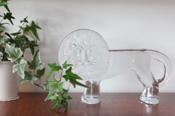 BODA/ボダ●Bertil Vallien ガラス ライオンS●リサラーソン BODA ライオン/ガラス製品 Lサイズ